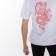 T -shirt male "Dragon", white color/Red print, size 52