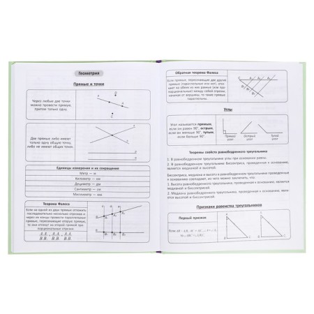 Diary Solid Cover 1-11 grade 48 sheets, "Compass", Cardboard 7BC cover, matte lamination, selective UV-lak, cheat sheet-9
