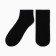 Male socks shortened, black color, size 27