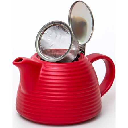 Elrington teapot “Felicit, matte”, 700 ml, red color-1