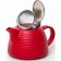 Elrington teapot “Felicit, matte”, 700 ml, red color