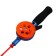Winter fishing rod, neoprene pen, length 33 cm, orange color, HFB-34