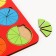 Frame - liner "circles", fractions, 12 pcs., 1 level, mix