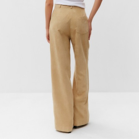 Women's pants Mist Velvet, p. L beige-2