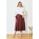 Female skirt, size 60, burgundy color