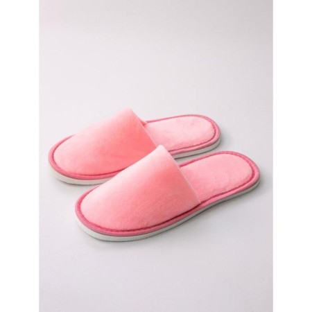 Slippers female closed nose, size 39-41, pink color-5
