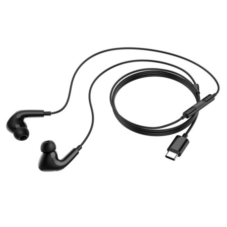 Hoco M101 PRO headphones, wired, vacuum, microphone, 1.2 m, black-2