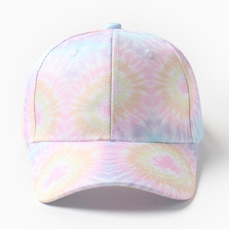 Cap for girls Minaku "Tie-Dye" Lilac color, river 52-1