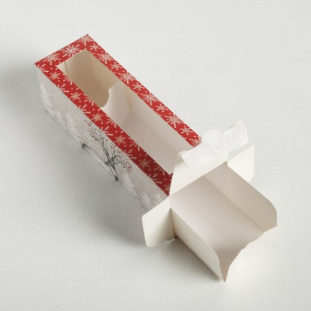 Box for Makarun "Cozy Momns", 18 x 5.5 x 5.5 cm, New Year-1