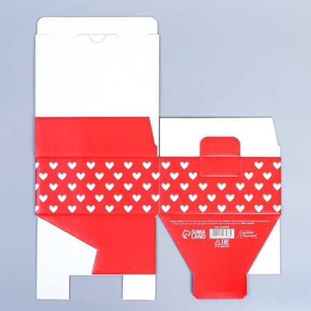 Box Gift team, packaging, “I love”, 15 x 15 x 7 cm-8