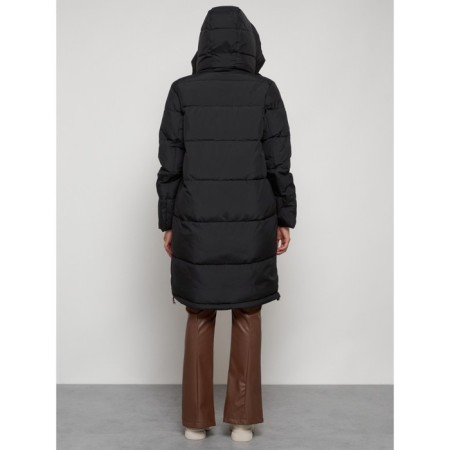 Coat insulated winter female, size 54, black color-22
