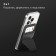 Windigo magnetic wallet, Magsafe support, for iPhone 12/13/14/15, graphite black