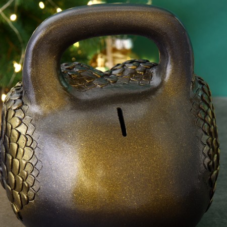 The piggy bank "Giry Snake" Black-Zoloto, 20cm-3