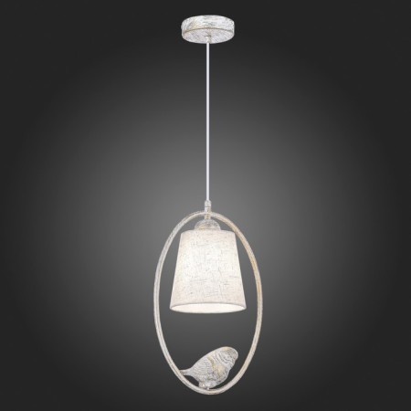 Suspension EVOLUCE. Sle1155-503-01. Lavinia. 1x40 W, E27, 23x23x34 cm, white color-2