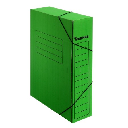 Archive folder on gum Calligrata, microhofrocard, 75 mm, up to 700 l, green-5