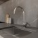 MILARDO RORA RORBN0JM05 kitchen mixer, pour 222 mm, color satin