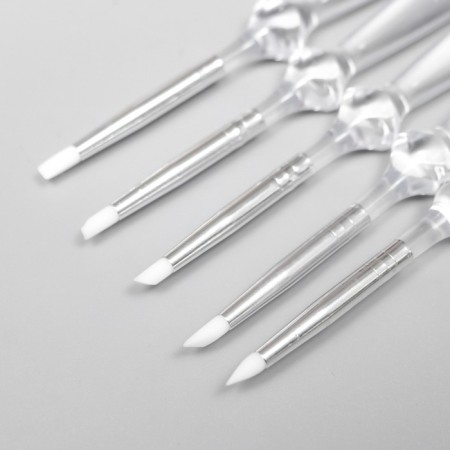 Tools for modeling and giving a set of 5 pcs acrylic, rubber 16 cm-2