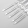 Tools for modeling and giving a set of 5 pcs acrylic, rubber 16 cm