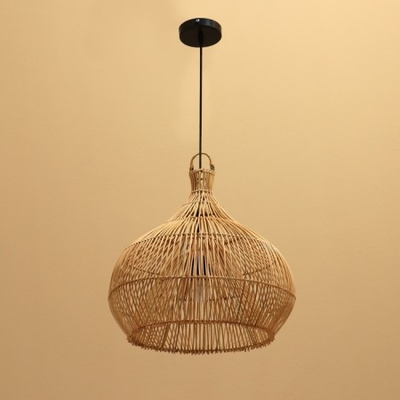 Ceiling Lamp from the rattan "Aldi" 1x120W, E27, 40x40x40 cm-1