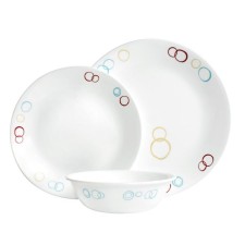 Circles dishes set, 12 items