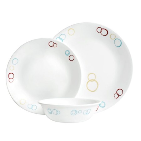 Circles dishes set, 12 items