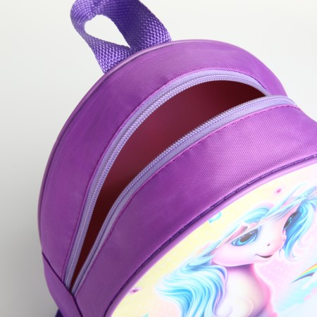 Baby backpack on lightning, "chosen", lilac color-4