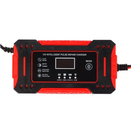 Charger of the battery 12 V, 6 A, automatic, 220 V, 150 watts, wires 60 cm-1
