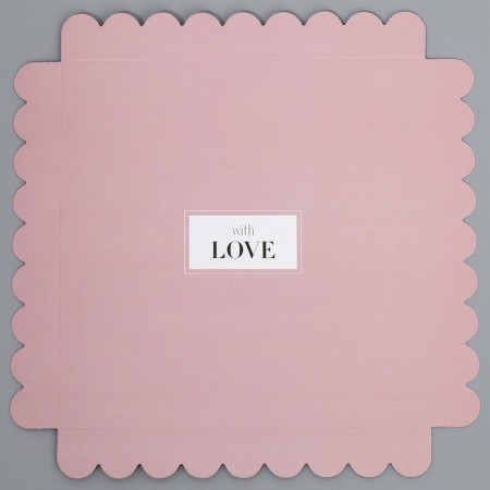 Confectionery box, chest, packaging, with love, 20 x 20 x 20 cm-6