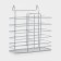 Drying dryer “Strak”, S-shaped, 40 × 23.5 × 34 cm, chromium color
