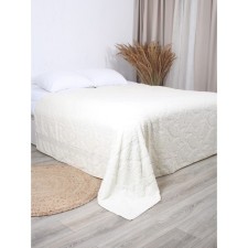 Tainted steel cover Softness Milky, size 200x220 cm