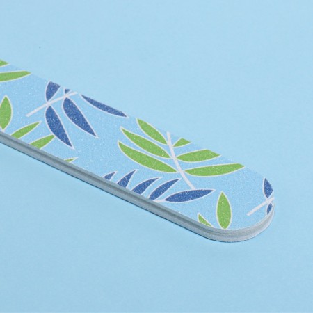 File - emery, abrasiveness 180/180, 15 cm, packing 20 pcs, drawing mix-4