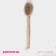 Massage brush for the body of the share, with a handle and a massage, natural bristles