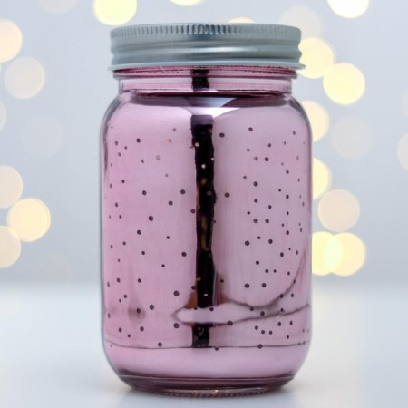 New Year's candle in a bank and a sleep mask "Magic", a set-4