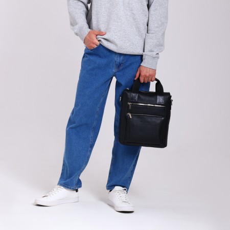 Male bag, igermann, black color-8