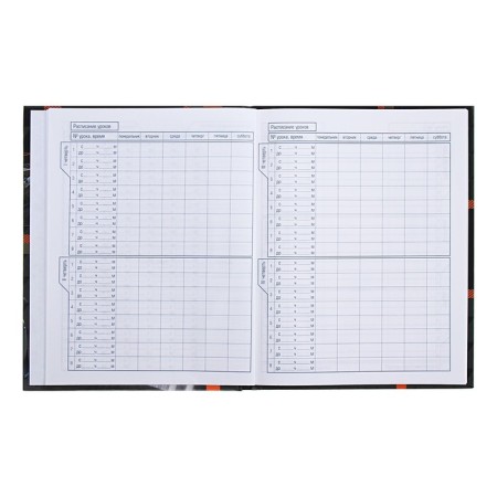 Universal diary for grades 1-11 faster than wind, solid cover, glossy lamination, 40 sheets-6