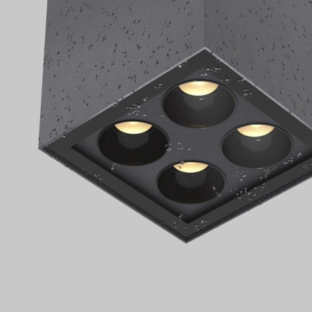 Ceiling light Outdoor O309CL-L8GF3K, 8W, 7.6x7.6x8 cm, LED, 500LM, 3000K, graphite color