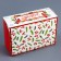 New Year. Box for 6 cupcakes with a window Gift New Year's packaging "Miracles", 25 x 17 x 10 cm.