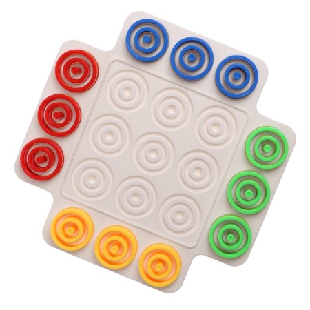 Board game for children for logic "Logikrug", 2-4 players, 5+-5