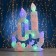 LED figure "Candles" 28 × 42 cm, plastic, 220 V, glow of multi (RG/RB)