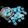 Sequins for decor "Winter", blue