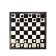 Chess 31 x 31 cm, King H-5.8 cm, d-2.3 cm, plastic board and figures