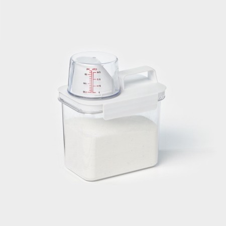 A container for washing powder and air conditioning, with a measured glass, 2300 ml-14