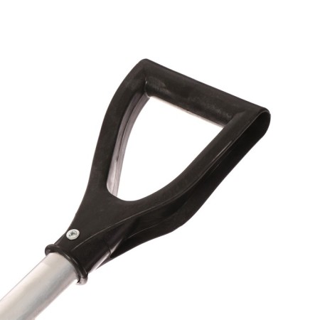 Aluminum shovel, 428 × 375 mm, with a metal bar, an aluminum stalk with a V-handle-8
