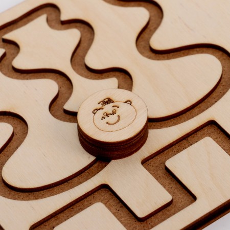 Puzzle interhemispheric board Small "Egyptian figures"-1
