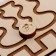 Puzzle interhemispheric board Small "Egyptian figures"