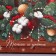 Capcake box "heat and comfort", 16 x 16 x 10 cm, new year