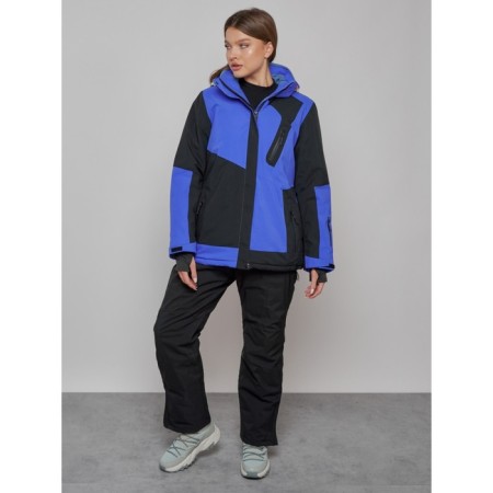 Ski costume female, size 56, blue color-12