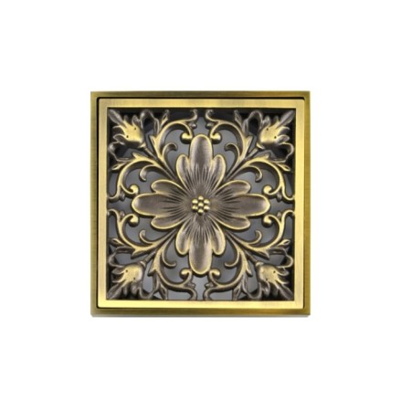 Gag Bronze de Luxe 21975-5602, D = 100 mm, 100x100 mm, brass, bronze-3