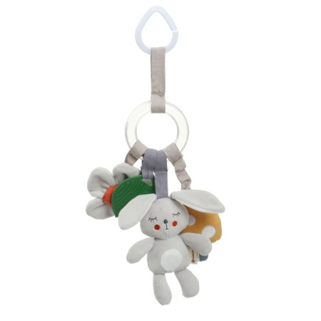 Suspension - Bonnie Bunny rattle, gap, squeak, rursing, on a crib, stroller, crumb me-10