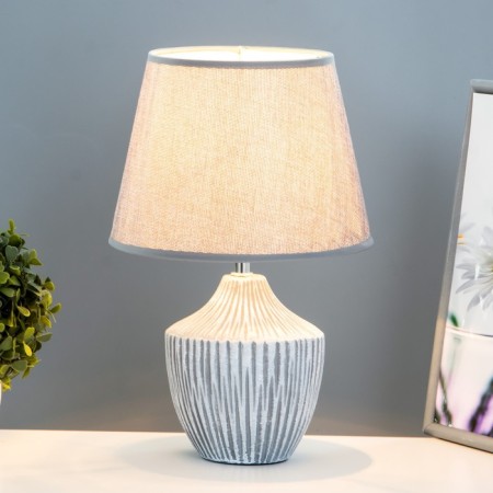 Jolen table lamp E14 40W gray 22.5x22.5x35 cm Risalux-1
